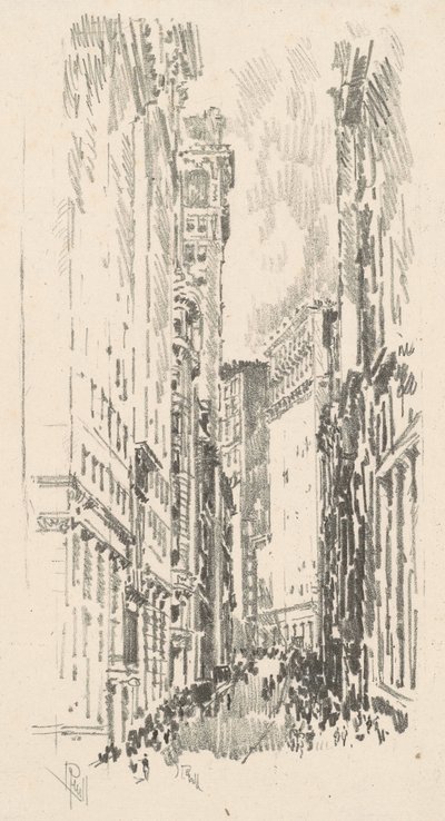 William Street, 1904. od Joseph Pennell