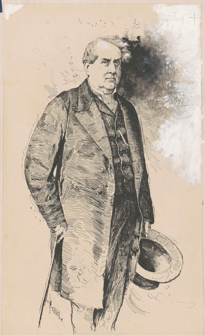 William Wilson Corcoran od Joseph Pennell