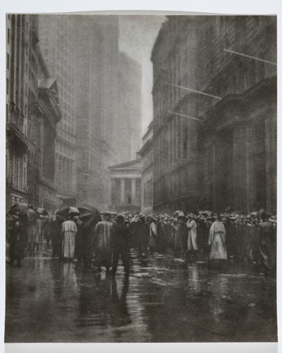 The Curb Market - New York, 1921 (bromolový tisk) od Joseph Petrocelli