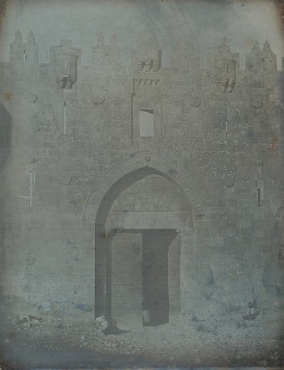Damašská brána, Jeruzalém, 1842-44. od Joseph Philibert Girault De Prangey