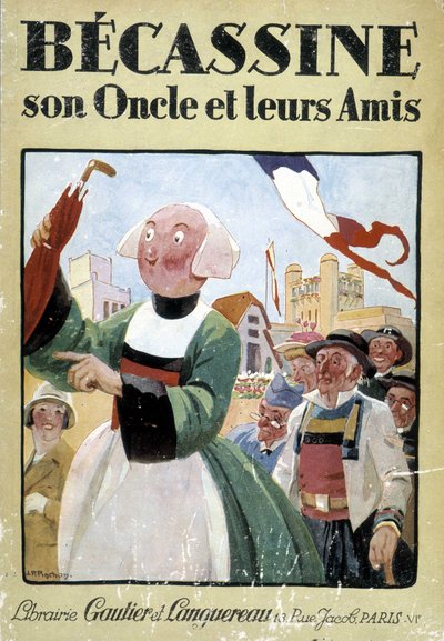 Obálka knihy "Becassine, son uncle et leurs amis", edice gautier Langereau (1926). od Joseph Porphyre Pinchon