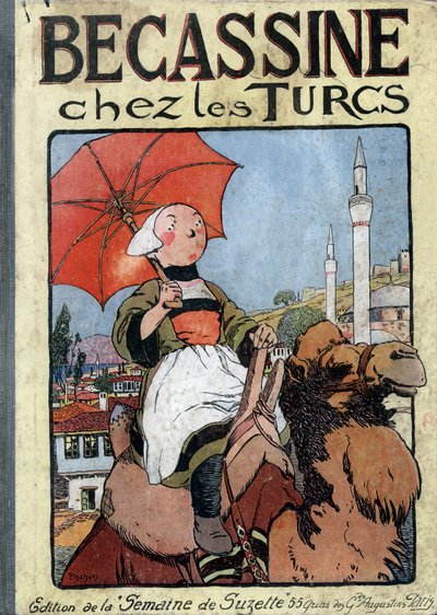 Přední strana obálky knihy "Becassine Chez les Turcs". od Joseph Porphyre Pinchon