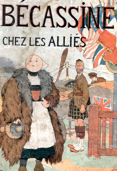 obálka knihy "Becassine chez les allies" od Joseph Porphyre Pinchon