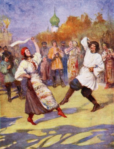 Ruský selský tanec od Joseph Ratcliffe Skelton
