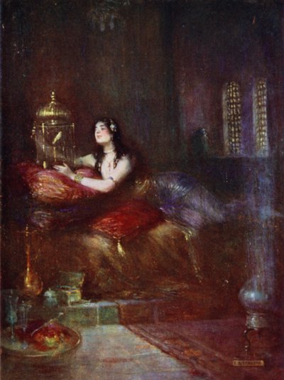 Sultana a její Kanár od Joseph Ratcliffe Skelton