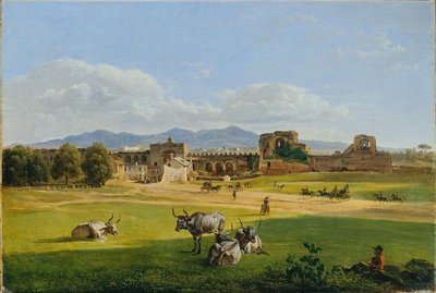 Porta San Giovanni proti Frascati od Joseph Rebell