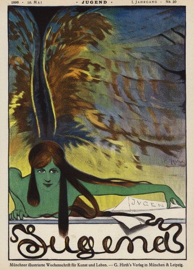 Titulní ilustrace časopisu Jugend od Joseph Rudolf Witzel