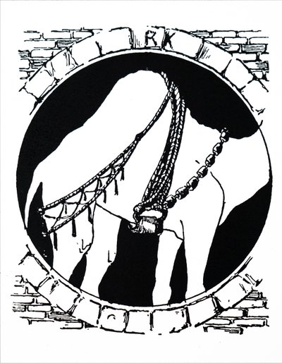 Ilustrace zobrazující velblouda od Rudyarda Kiplinga (rytina) od Joseph Rudyard Kipling