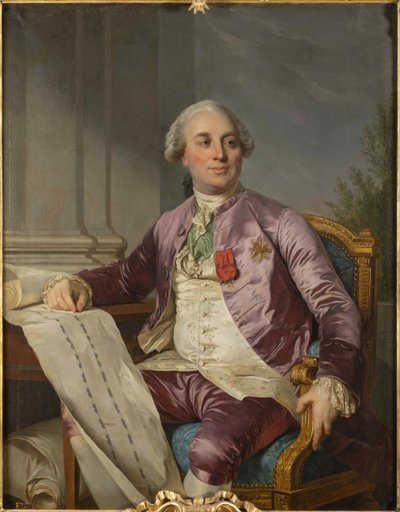 Charles Claude Flahaut de La Billarderie, hrabě z Angiviller 1730-1809, 1779. od Joseph Siffred Duplessis