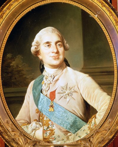 Portrét Ludvíka XVI. od Duplessise. Muzeum Condé Chantilly. od Joseph Siffred Duplessis