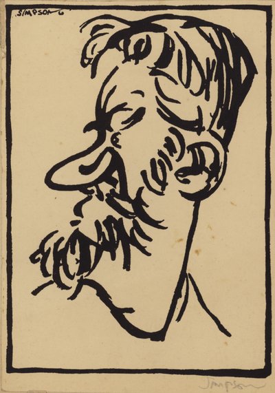 George Bernard Shaw od Joseph Simpson