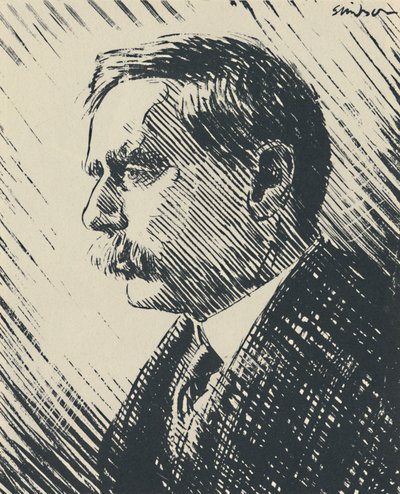 H. G. Wells, 30. léta, 1950. od Joseph Simpson
