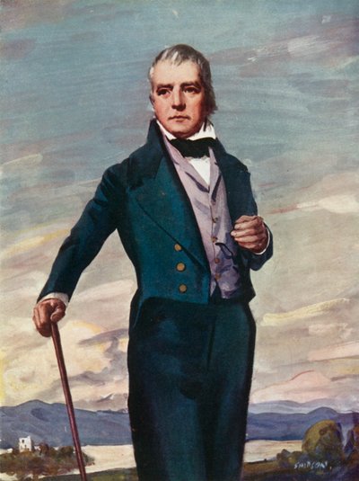 Sir Walter Scott, 1771-1832 od Joseph Simpson