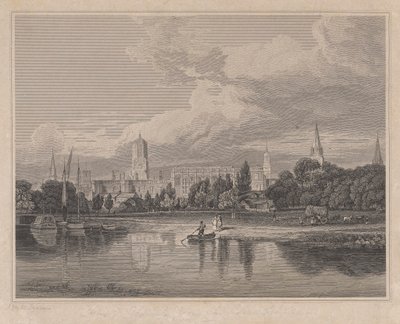 jih Pohled na Christ Church atd. z Meadows... od Joseph Skelton