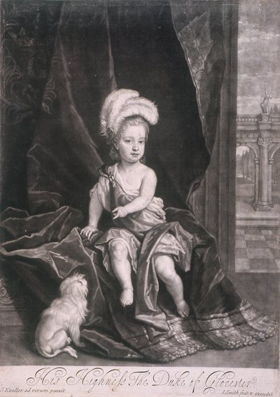 William, vévoda z Gloucesteru, jako dítě, c1720 od Joseph Smith