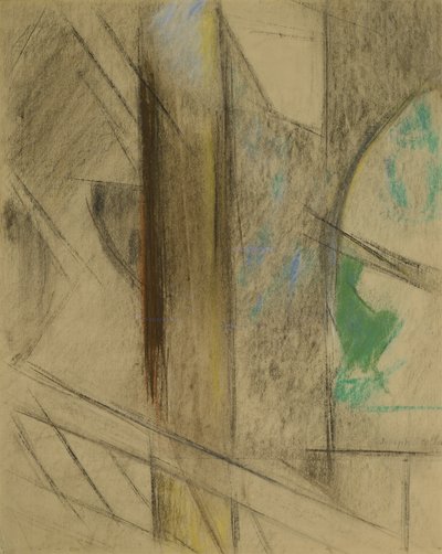 Studie pro Brooklyn Bridge od Joseph Stella
