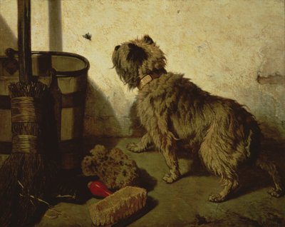 Pes a moucha, 1856 od Joseph Stevens
