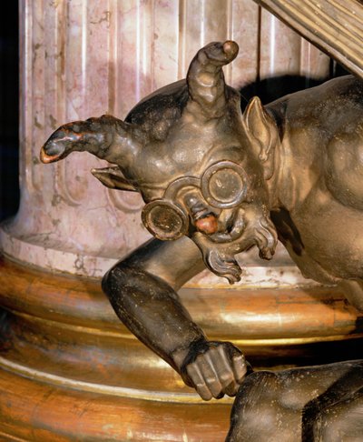 Ďábel s brýlemi na očích od Joseph Thaddaeus Stammel