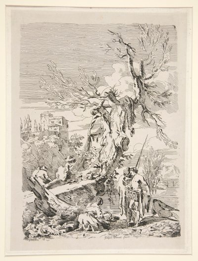 Návrat z rybaření od Claude Joseph Vernet