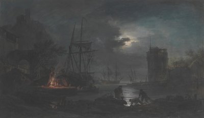 Moonlight, n. d. od Joseph Vernet.