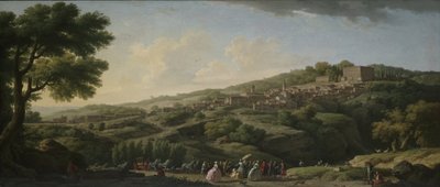 Vila v Caprarole od Joseph Vernet