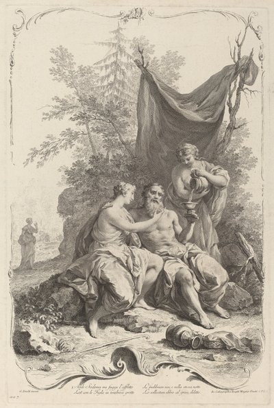 Lot a jeho dcery od Joseph Wagner
