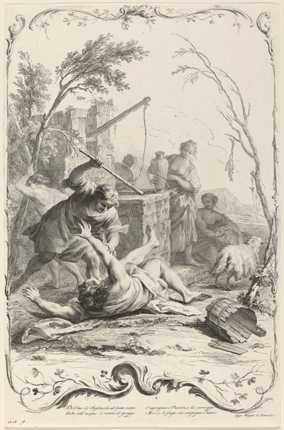 Mojžíš udeřil pastýře od Joseph Wagner