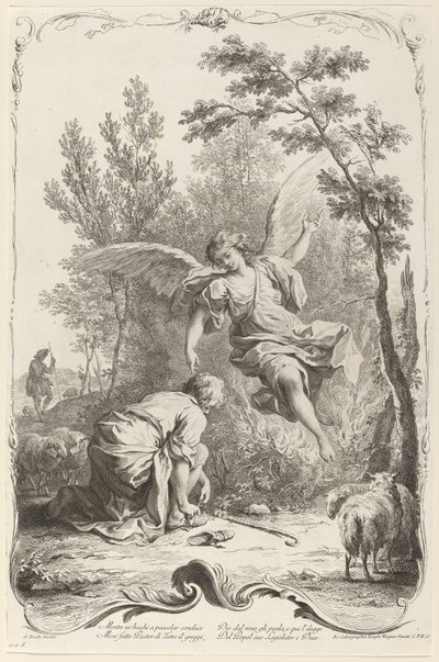Mojžíš a hořící keř od Joseph Wagner