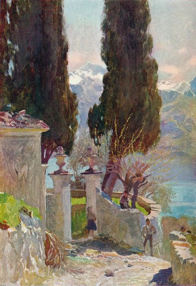 Klášterní brána, c19. století od Joseph Walter West