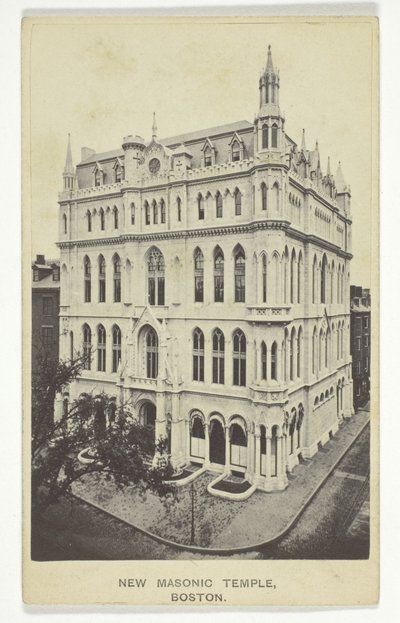Nový zednářský chrám, Boston od Joseph Ward