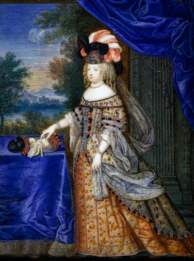 Marie Terezie Španělská (tempera na papíře) od Joseph Werner