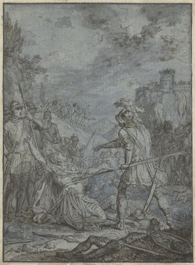Vzdání se velitele armády Skupina podobných ilustrací s rytíři a jezdci (název série) od Joseph Werner