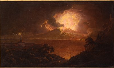 Pohled na Noční erupci Vesuvu od Joseph Wright of Derby