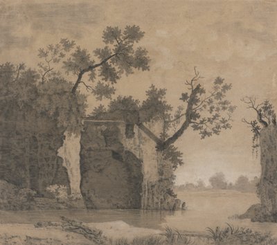 Krajina s ruinami od Joseph Wright of Derby