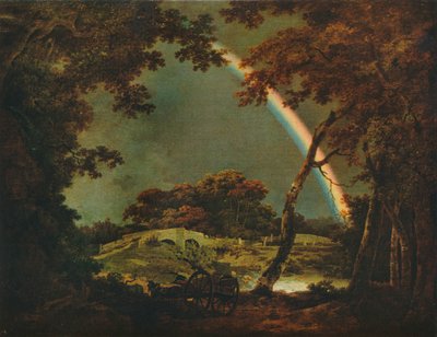 Krajina s duhovým efektem, 1794, 1930. od Joseph Wright of Derby