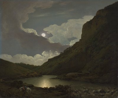 Matlock Tor od Moonlight od Joseph Wright of Derby