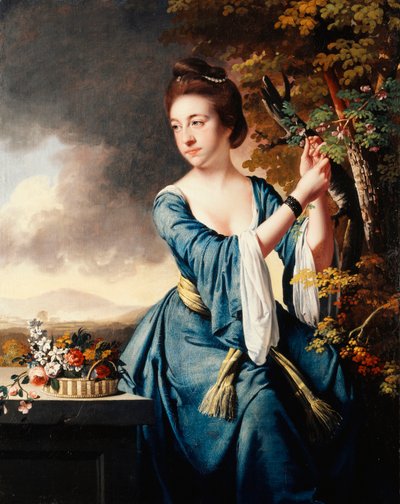 Portrét Elizabeth, paní John Bostock, c.1769 od Joseph Wright of Derby