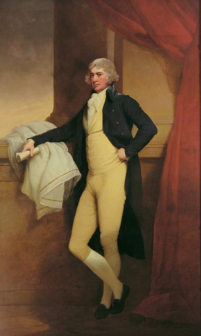 Portrét Samuela Oldknowa, kolem roku 1790-2 (olej na plátně) od Joseph Wright of Derby