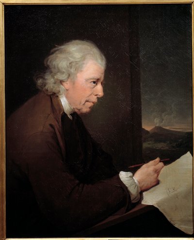 Portrét hodináře, geologa a fyzika Johna Whitehursta (1713-1788) Obraz Josepha Wrighta z Derby (1734-1797) od Joseph Wright of Derby