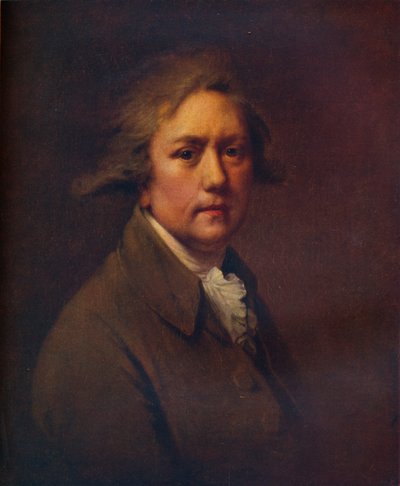 Autoportrét ve věku kolem padesáti let, c1782-1785, 1930. od Joseph Wright of Derby