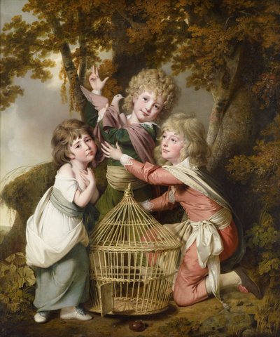 Synnotovy děti od Joseph Wright of Derby