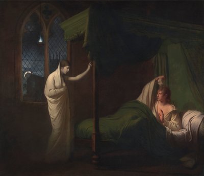William a Margaret z Percyho „Reliques of Ancient English Poetry“ od Joseph Wright of Derby