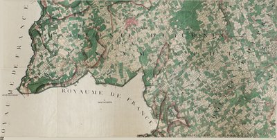 Mapa Poperinghe - Poperinge od Joseph de Ferraris