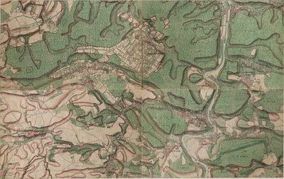Mapa St. Gerard - Saint -Gérard od Joseph de Ferraris