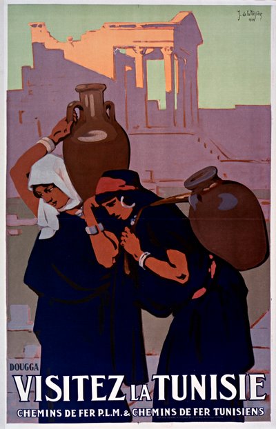 Dougga. Návštěva Tuniska, 1929. od Joseph de La Nézière