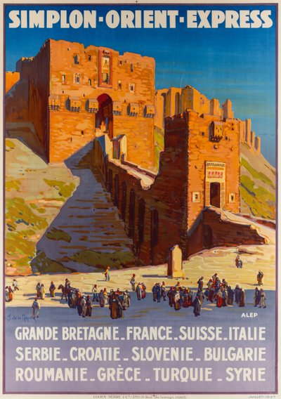 Simplon-Orient-Express, cca 1927. od Joseph de La Nézière