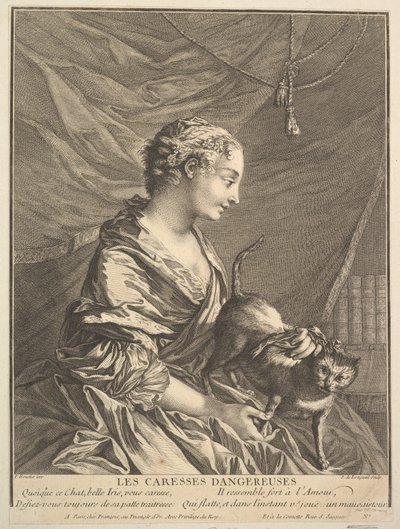 Nebezpečné pohlazení. od Joseph de Longueil