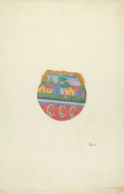 Korálková peněženka, c. 1937. od Josephine C. Romano