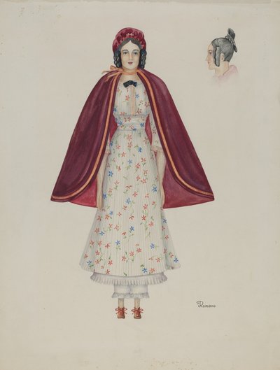 Panenka - Narcissa Savery, c. 1937. od Josephine C. Romano
