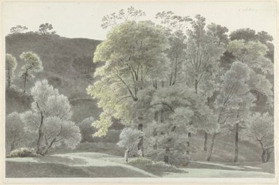 Stromy kolem Subiaco od Josephus Augustus Knip